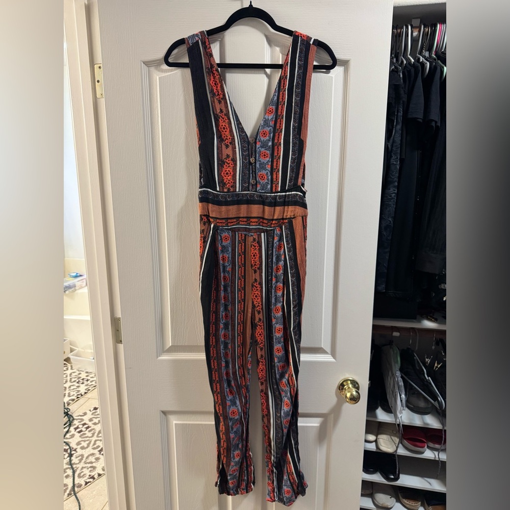 Free People - Multicolor Striped Jumpsuit